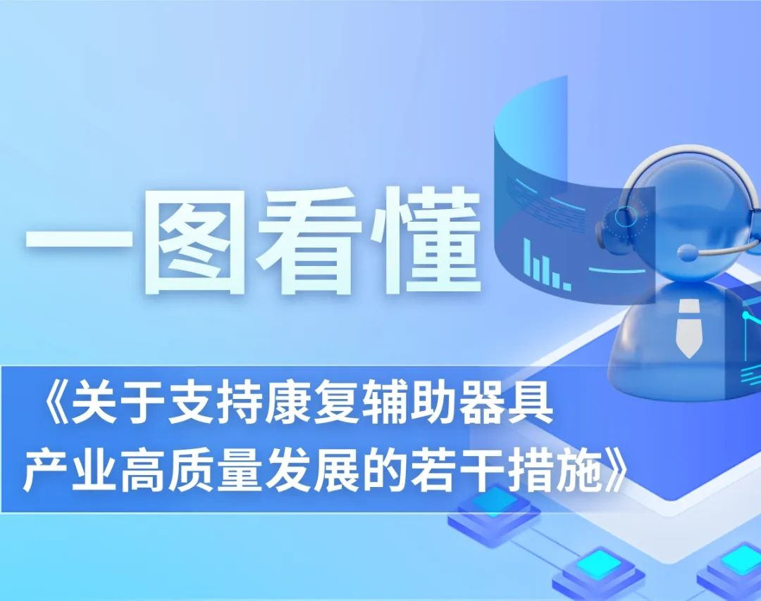 一图看懂 | 《关于支持康复辅助器具产业高质量发展的若干措施》