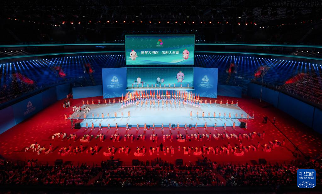 12月15日,全国第十二届残疾人运动会暨第九届特殊奥林匹克运动会闭幕活动在深圳举行。图源:新华社